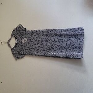 NWT Jonathan Martin kids midi dress size 14 color silver black